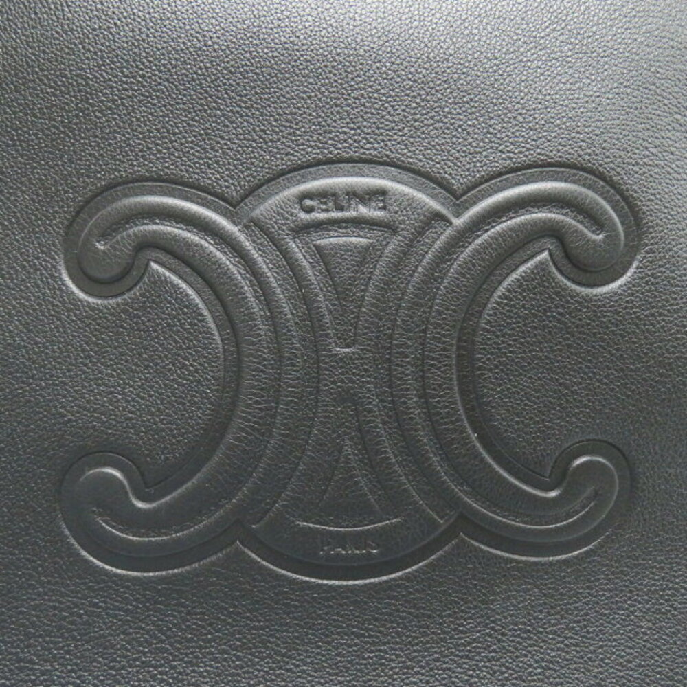 Celine Eloise Cuir Shoulder Bag Calfskin Leather Black - Picture 10 of 10